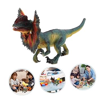 Amazon.co.jp: MUSISALY 双冠龙模型玩具 子供向け恐竜フィギュア